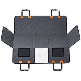 VEVOR Back Seat Extender, Dog Car Seat Cover for Back Seat Bed with Mesh Window and Storage Pocket