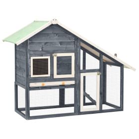 Rabbit Hutch Grey and White